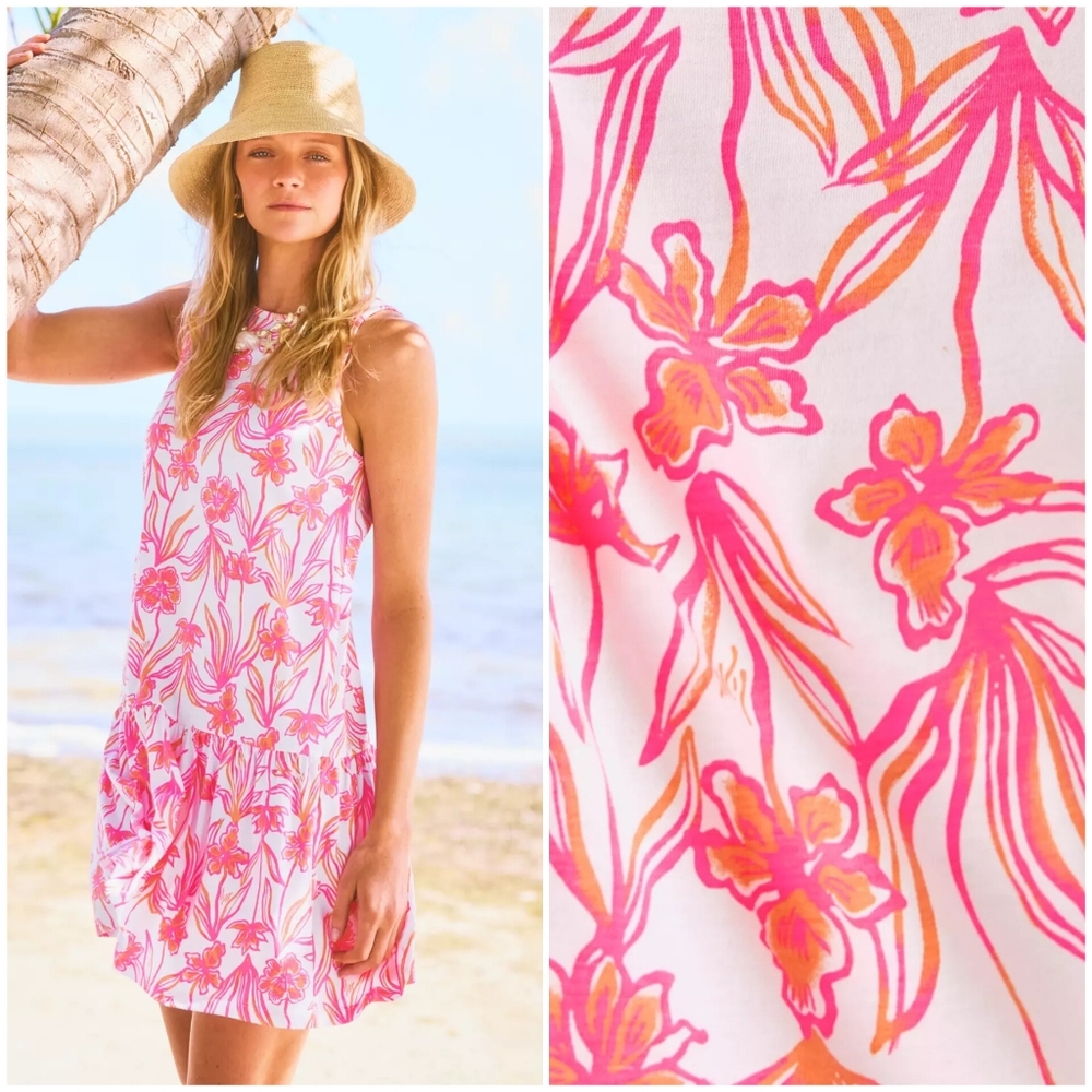 NEW Lilly Pulitzer Dixi Dress - Lovely Long Stems
